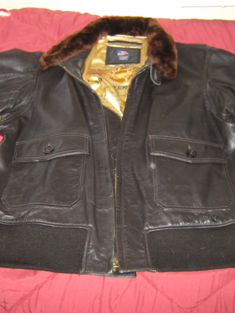 G1 Leather Flight Jacket XXL